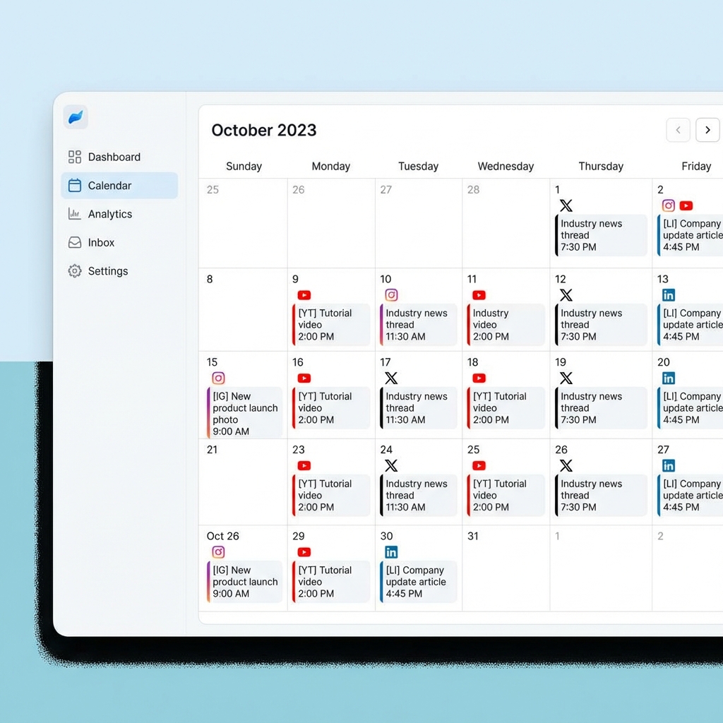 Multi-Channel Social Auto-Poster